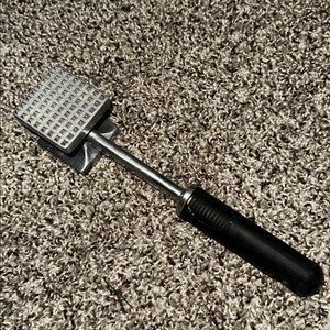 OXO Good Grips Aluminum Meat Pounder Tenderizer Rubber Handled Kitchen Utensil